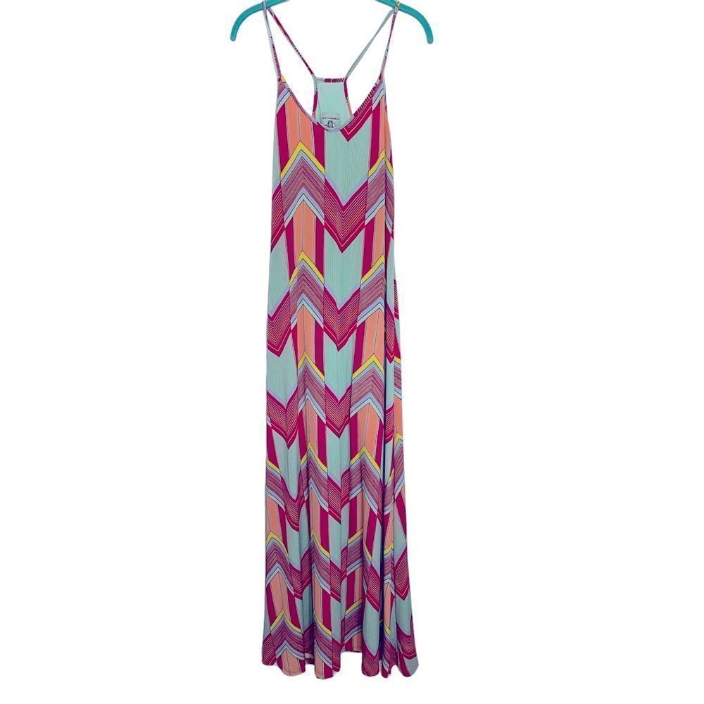 JUDITH MARCH GRAPHIC PRINT MAXI DRESS SIZE SMALL